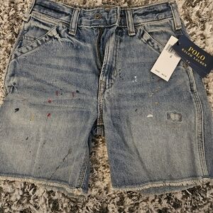 Polo Ralph Lauren Distressed Denim Shorts